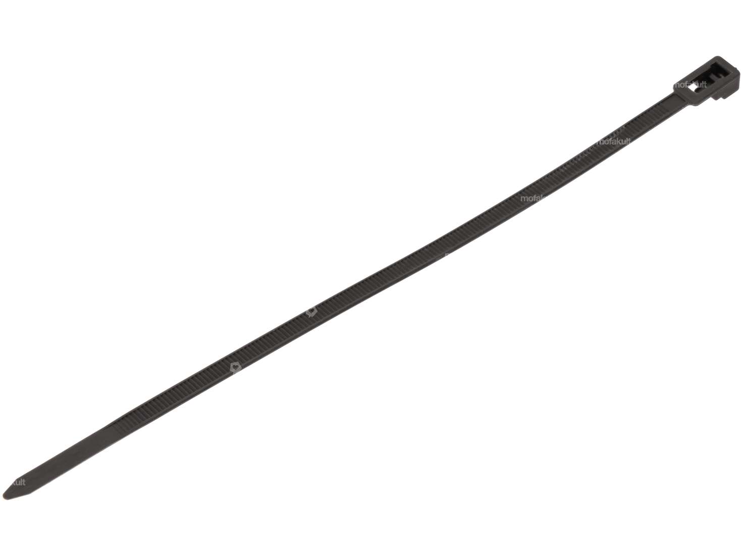 Cable ties 5 x 200 mm reclosable black Carousel Image 1