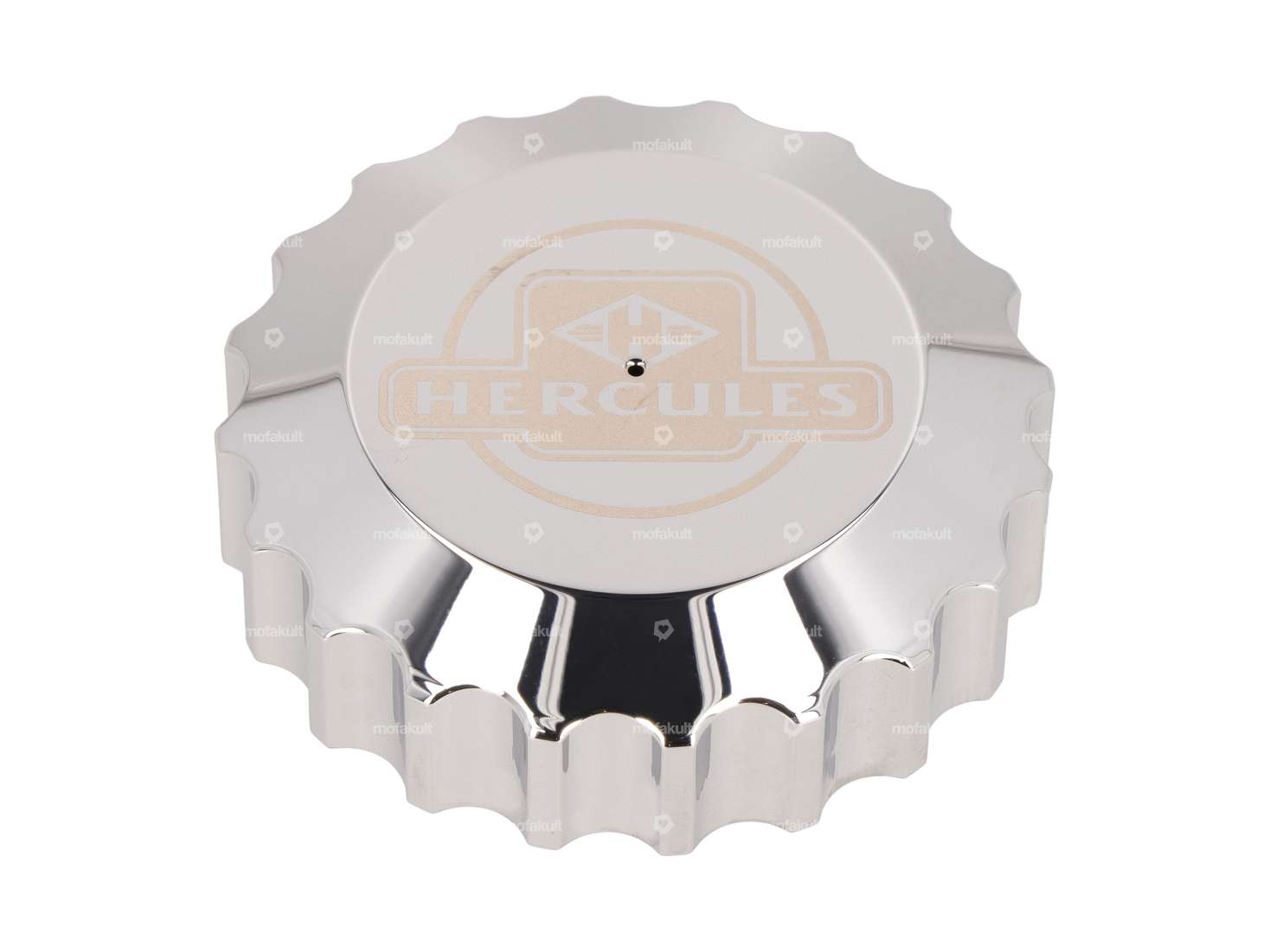 66HEROES Tank cap "Hercules" bayonet 30 mm chrome Carousel Image 1