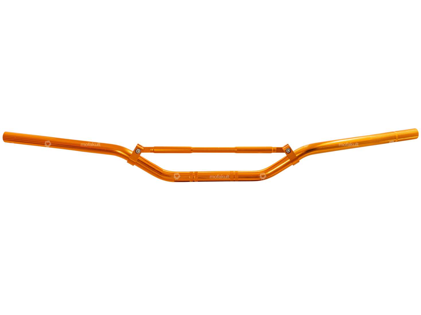 Racing handlebar fork plate 8 cm aluminum orange Carousel Image 1