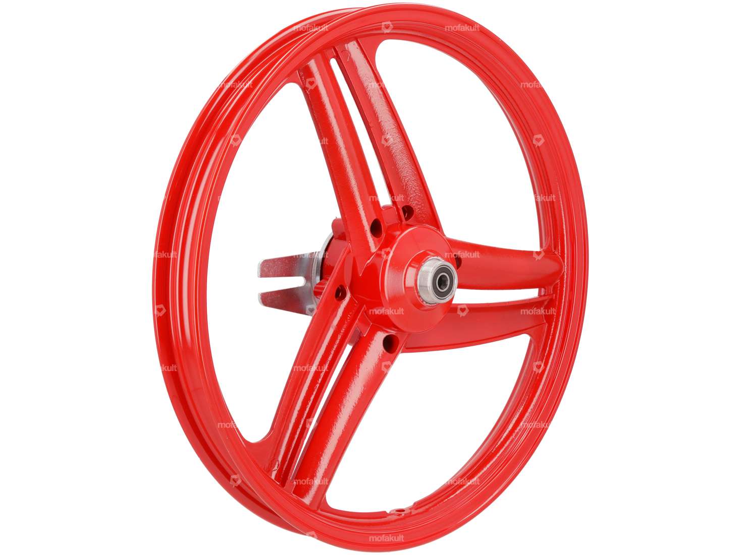 Wheel set 17" cast red (3/6 spokes) | Peugeot 103 Carousel Image 2