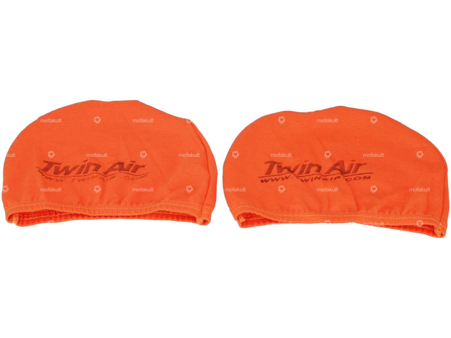 Twin Air filter cover pair orange Carousel Image 1