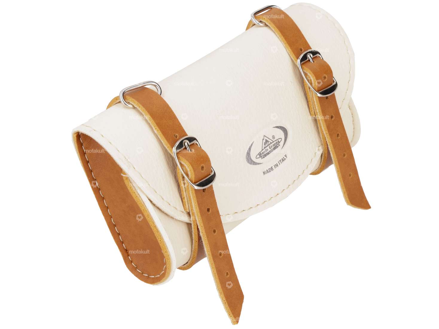 Saddle bag "Classic" cream / light brown Carousel Image 1