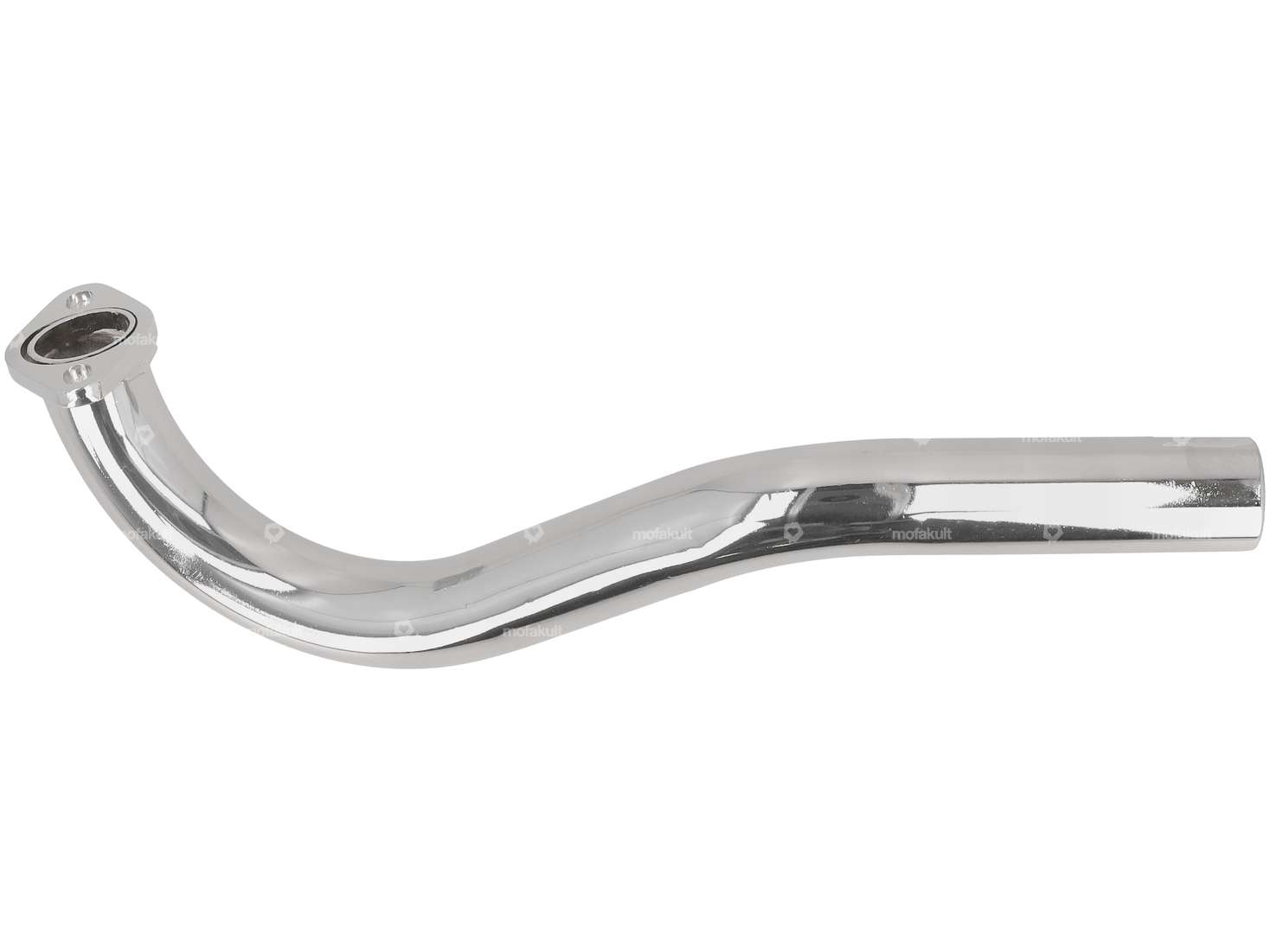 swiing® ingenious exhaust manifold 28 mm chrome | Puch Supermaxi LG1, LG2 Carousel Image 1