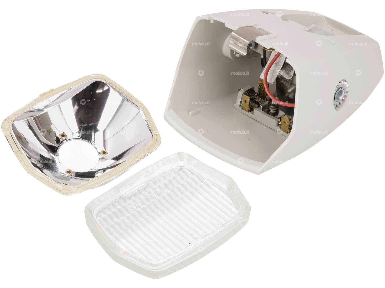 IKU headlight with switch gray S (B-quality) NOS Carousel Image 3