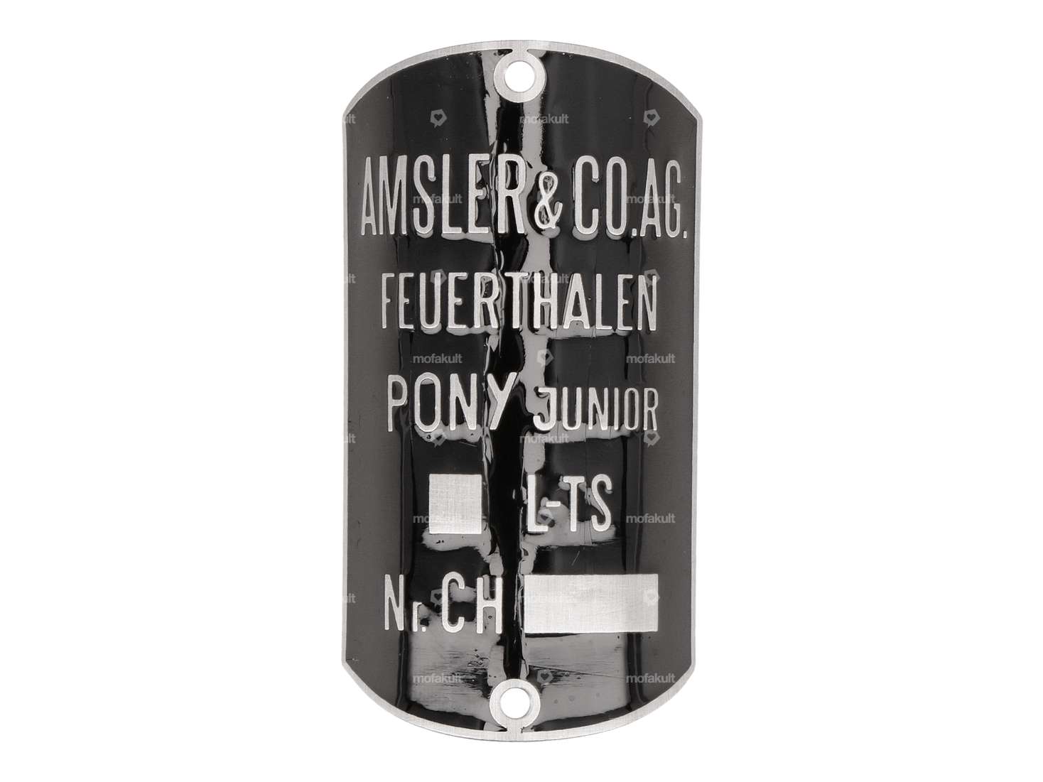 Type plate "L-TS" curved (B-quality) | Pony 503 Junior Carousel Image 1
