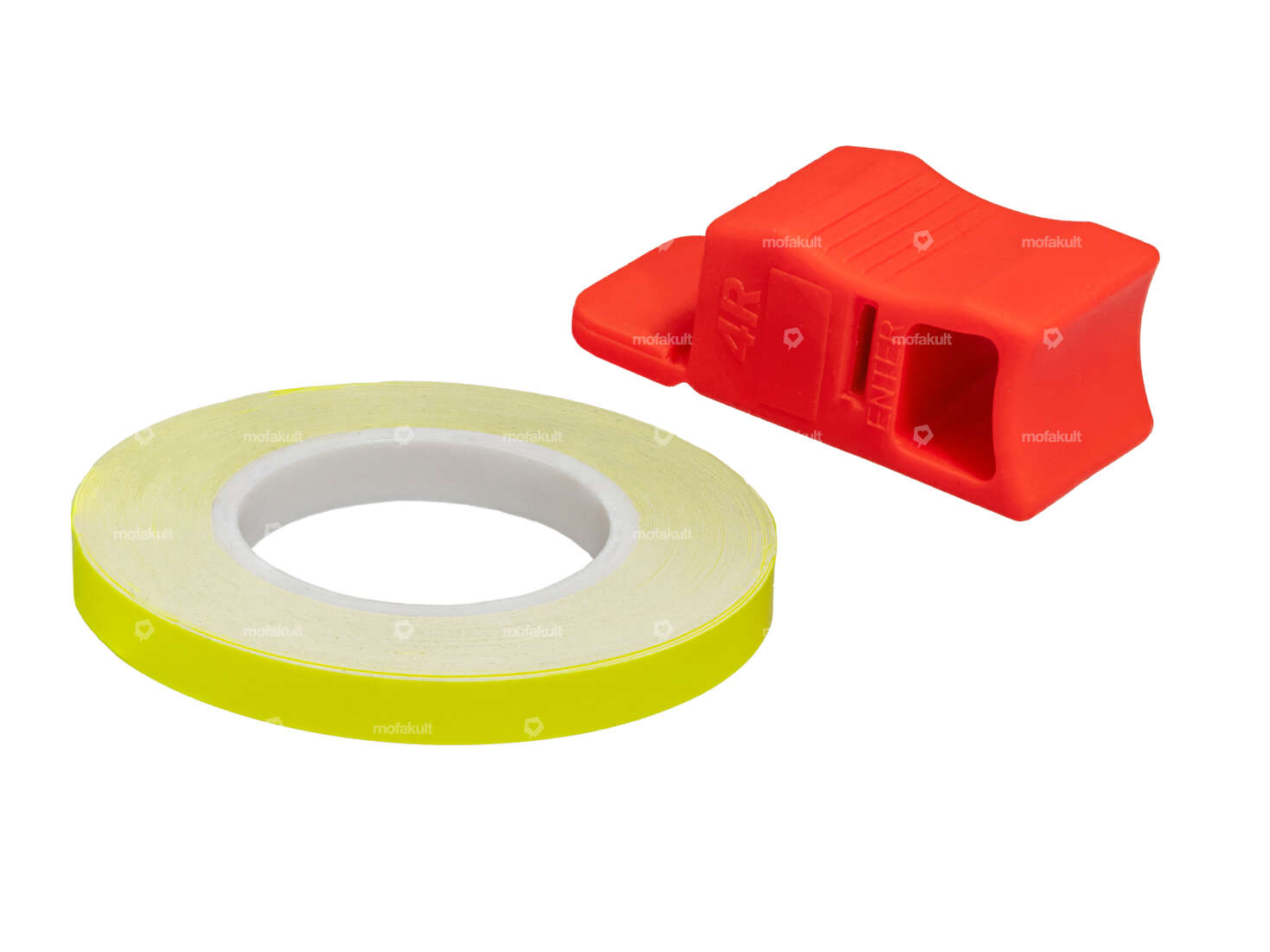 Rim tape 5 mm neon yellow luminous (6 m) Carousel Image 1