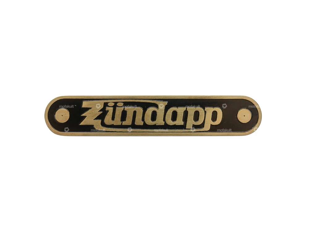 Zündapp brand plate brass Carousel Image 1