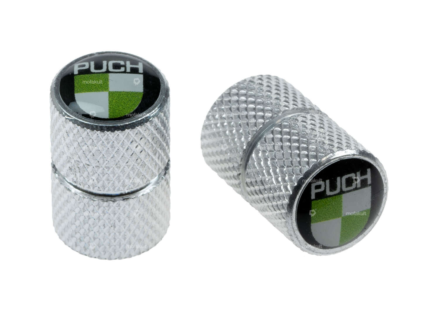 GPO Puch valve caps aluminum edged Carousel Image 1