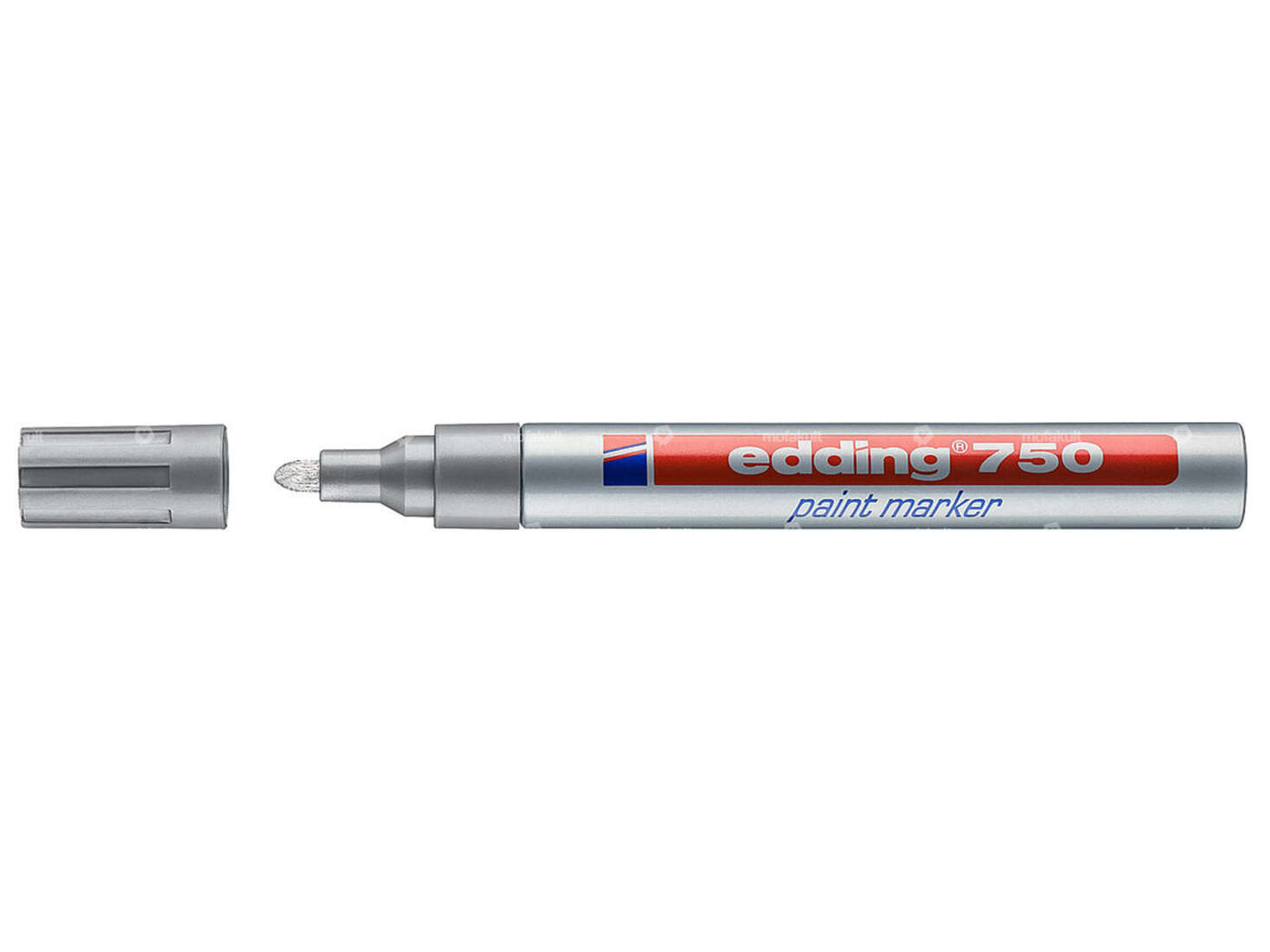 edding 750 paint marker 2 - 4 mm silver Carousel Image 1