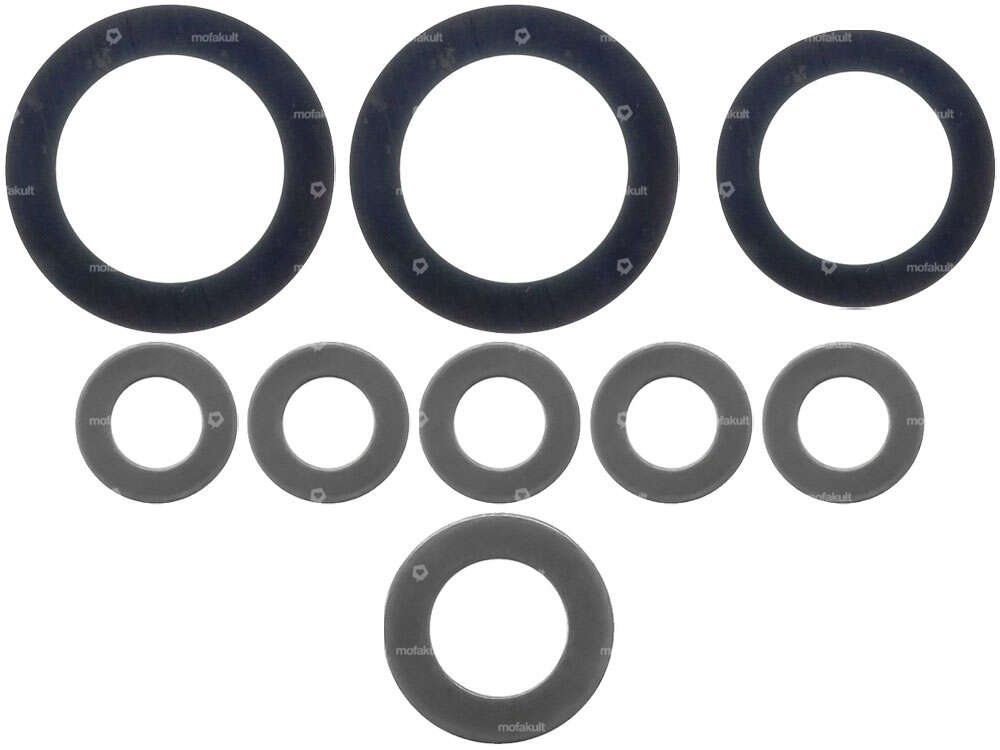 swiing® revival shim set VG4 & VG5 Vario transmission | Piaggio Ciao, SI, Bravo, Boxer Carousel Image 1