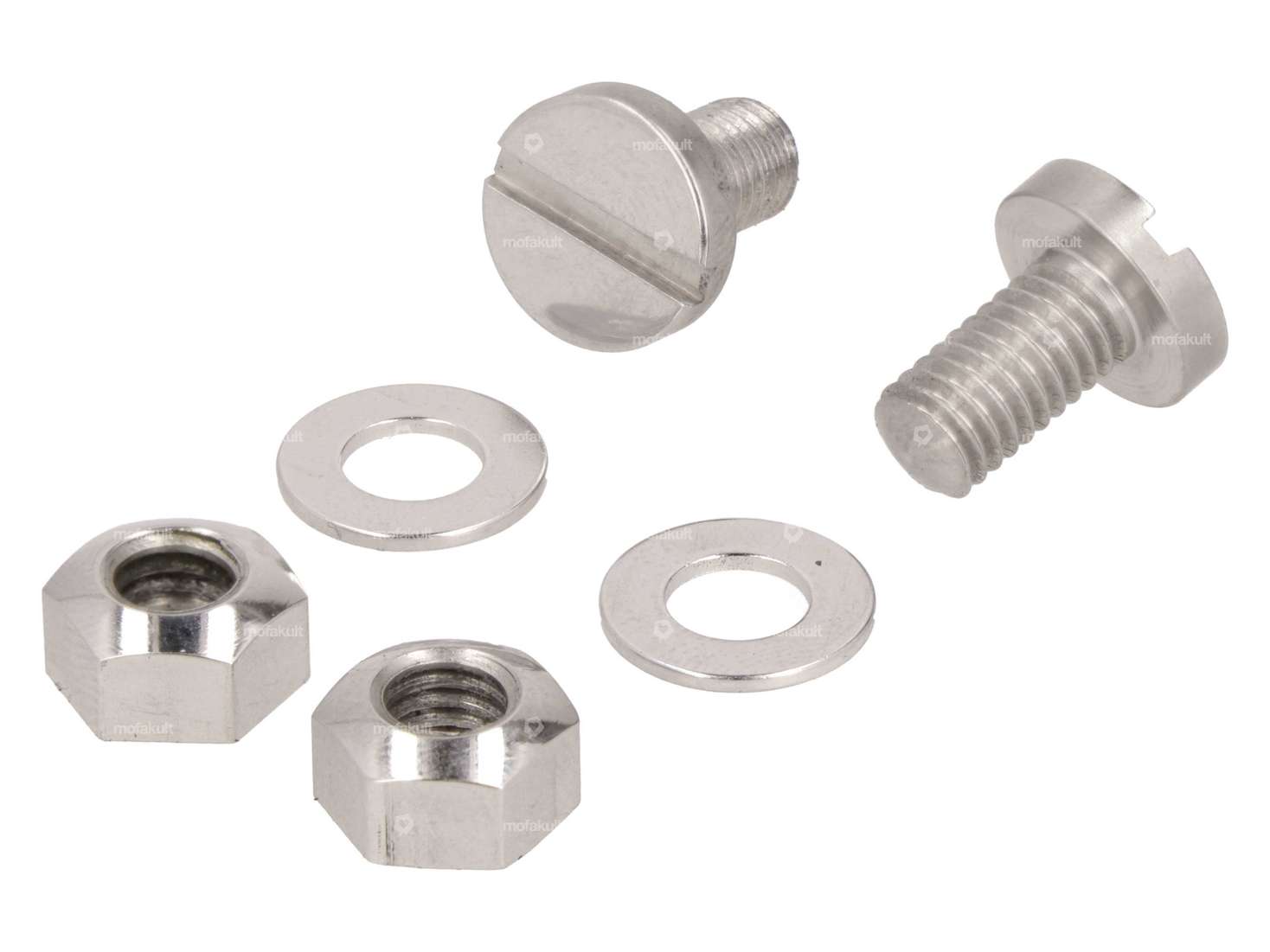 swiing® revival screw set front fender Oldie-Look Inox | Piaggio Ciao Carousel Image 1