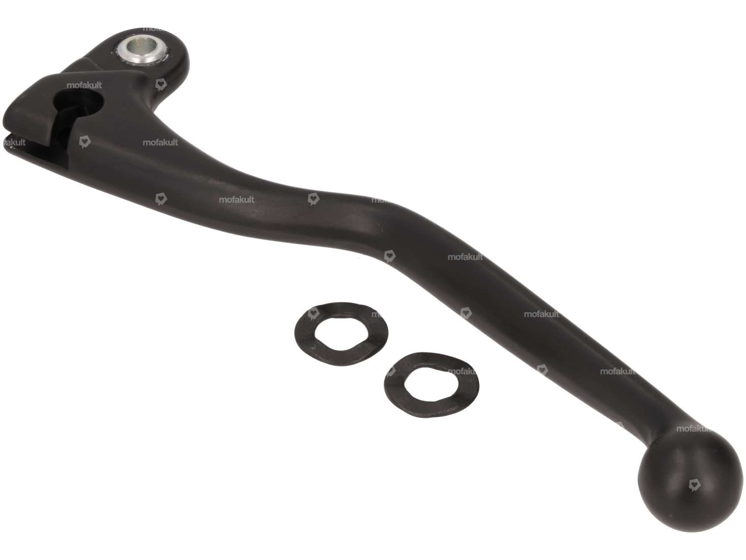 Domino brake lever right long aluminum black NOS Carousel Image 3