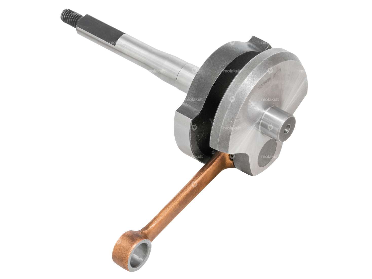 Jasil crankshaft "Original" 10 mm KoBo | Piaggio Ciao, SI, Bravo, Boxer Carousel Image 2