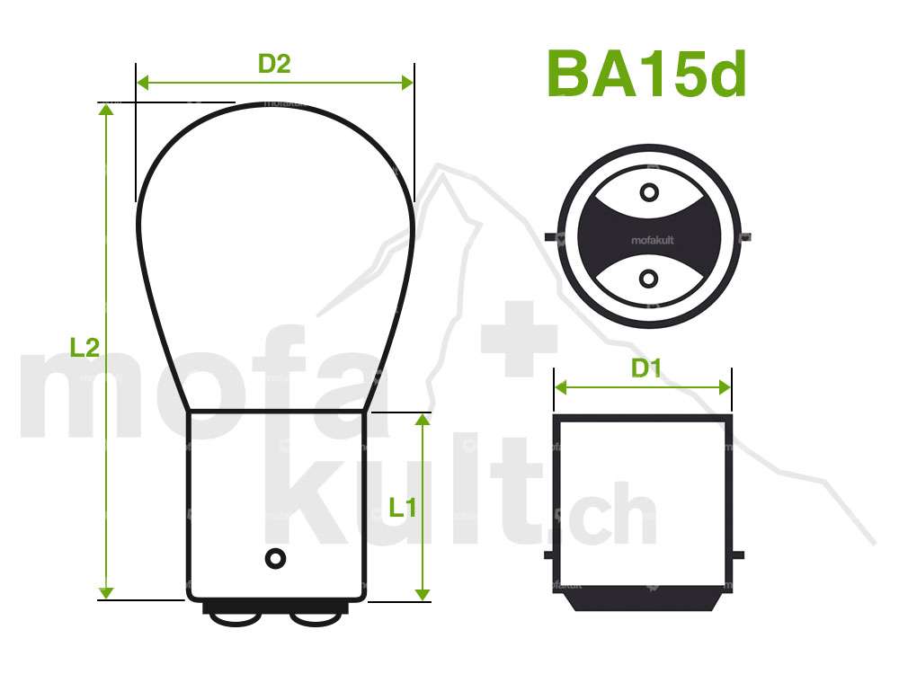 Headlight CEV Typo 105 black / chrome Carousel Image 6