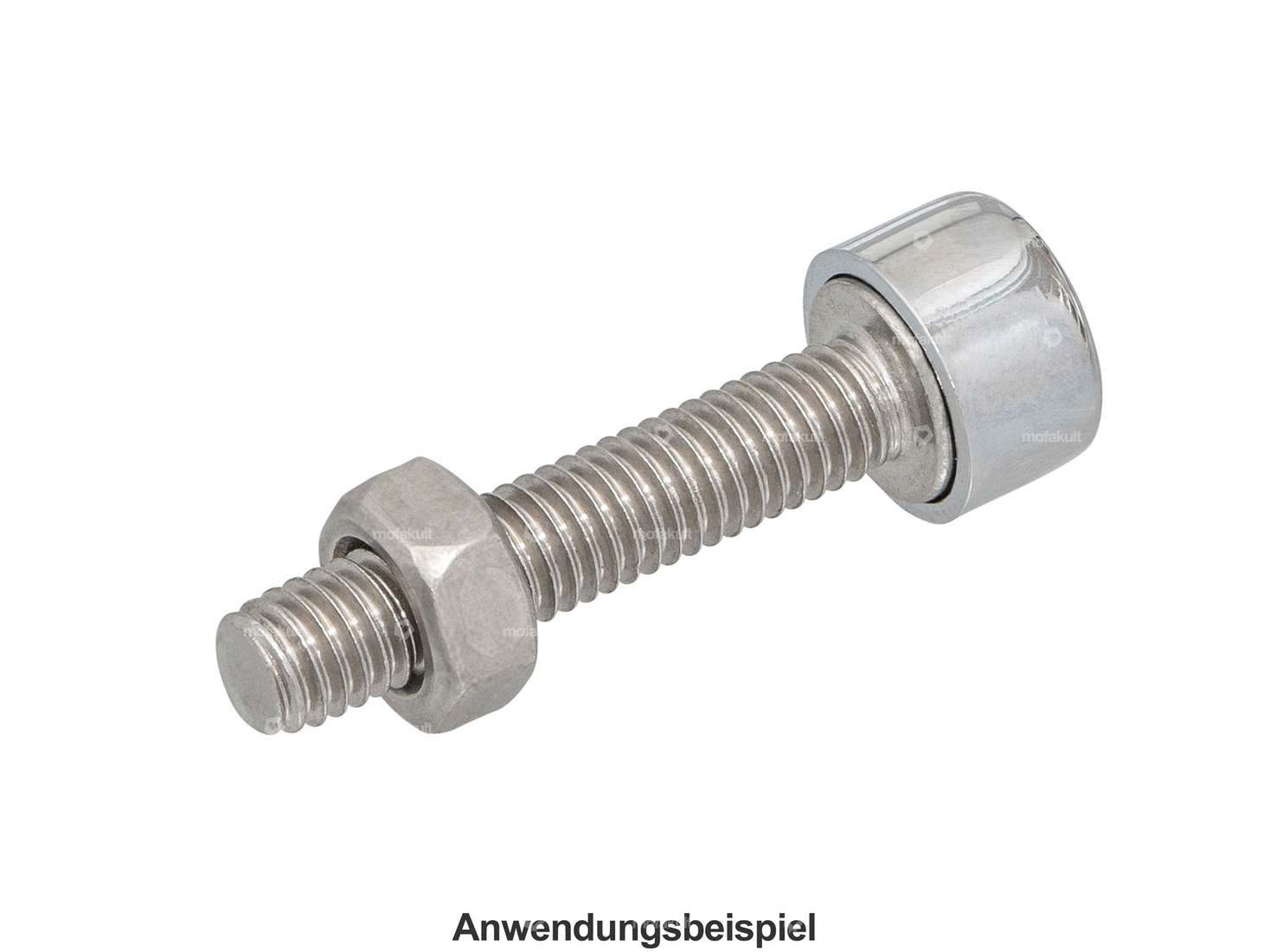 Cover hexagon socket head M8 chrome Carousel Image 4