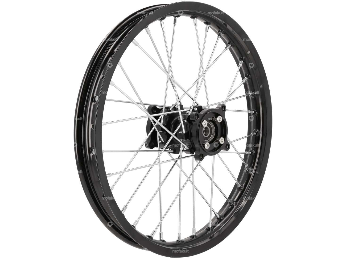 Spoked rim 17" solid aluminum for rear disc brake Cross Carousel Image 2