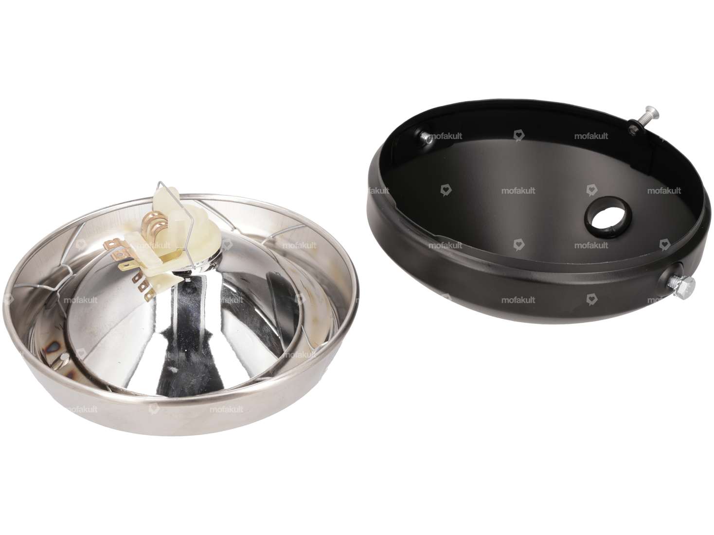 SIM spotlight round Ø 17 cm Inox / black Carousel Image 3