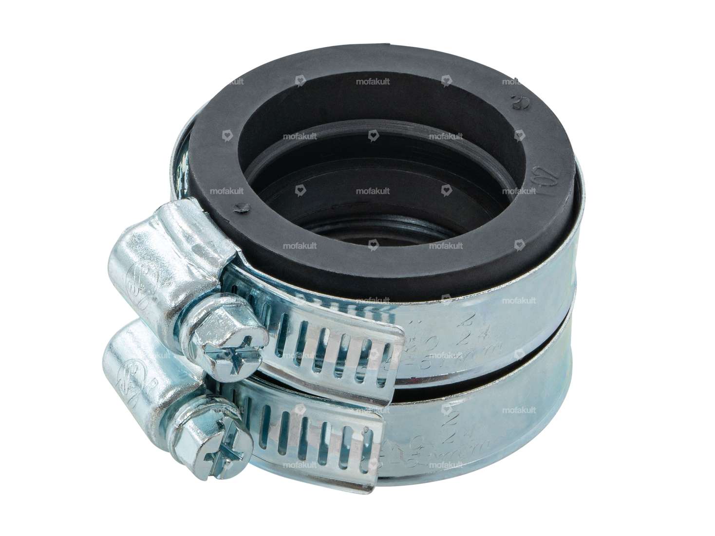 DMP intake rubber Ø 33.5 / 33.5 x 31.5 with clamps Carousel Image 1