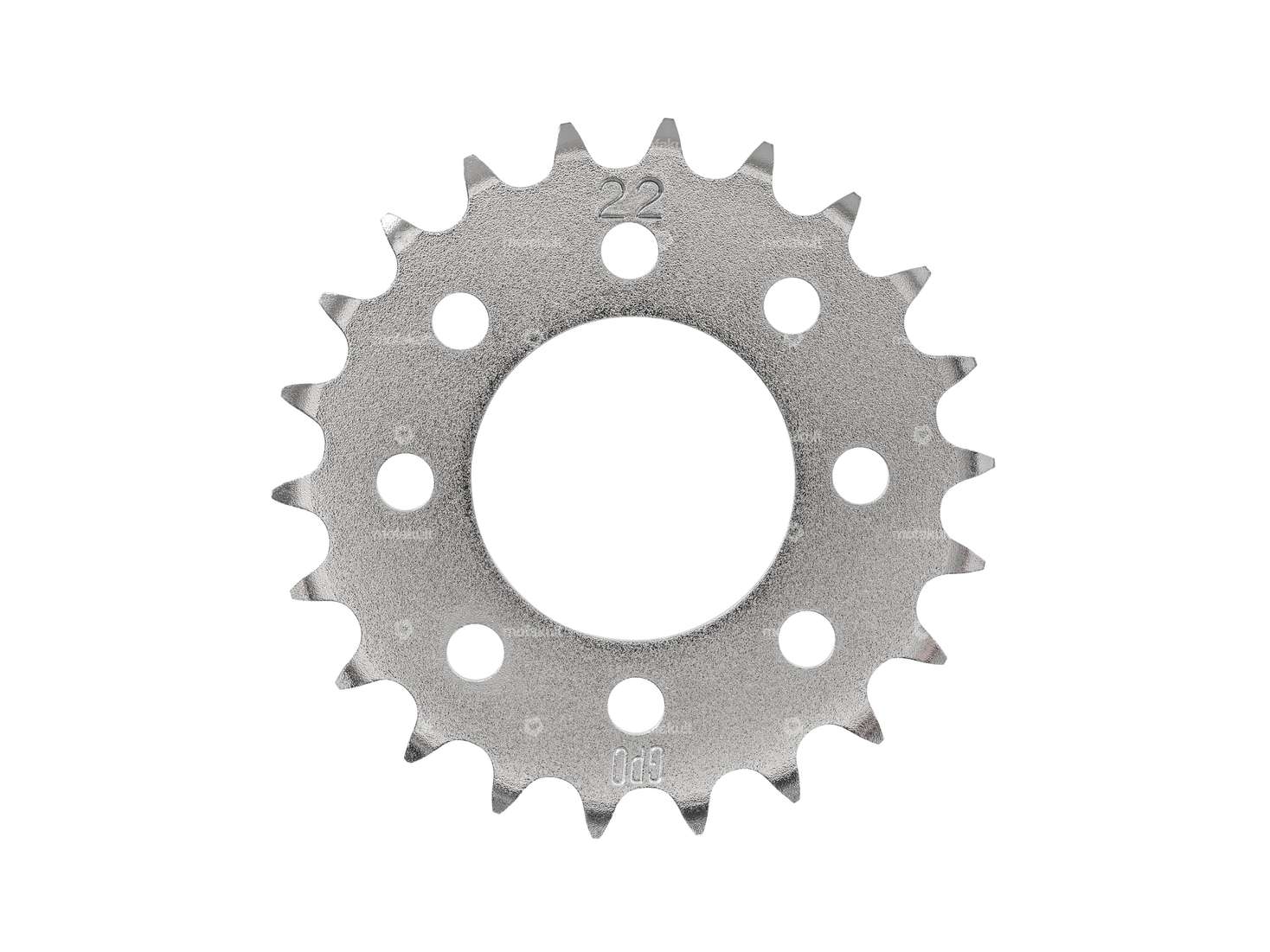 GPO sprocket 22 teeth (8 hole) galvanized | Tomos Carousel Image 1