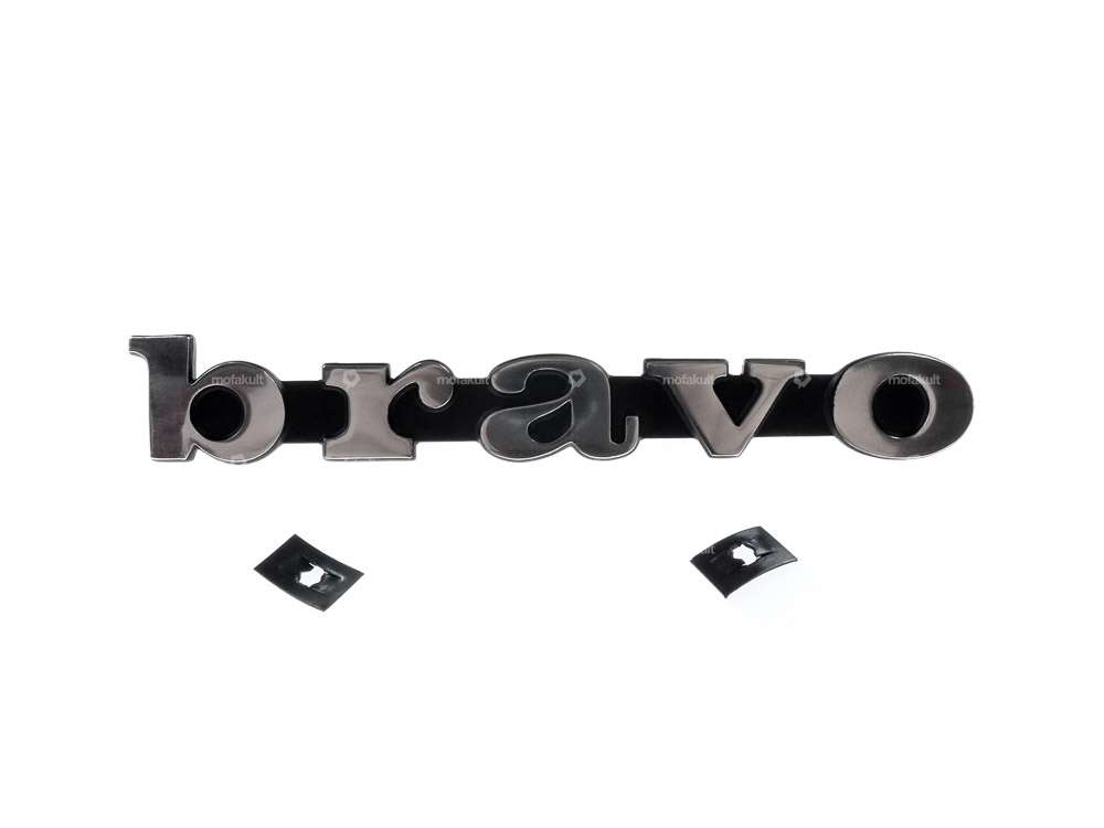Emblem "bravo" aluminum 3D | Piaggio Bravo Carousel Image 1