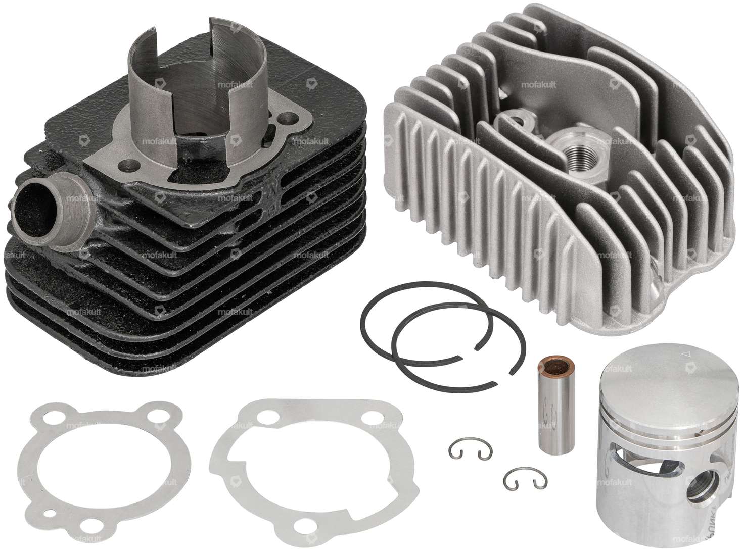 Polini Racing 43 mm cylinder kit incl. head 12 mm KoBo | Piaggio Ciao, Bravo, Boxer Carousel Image 1