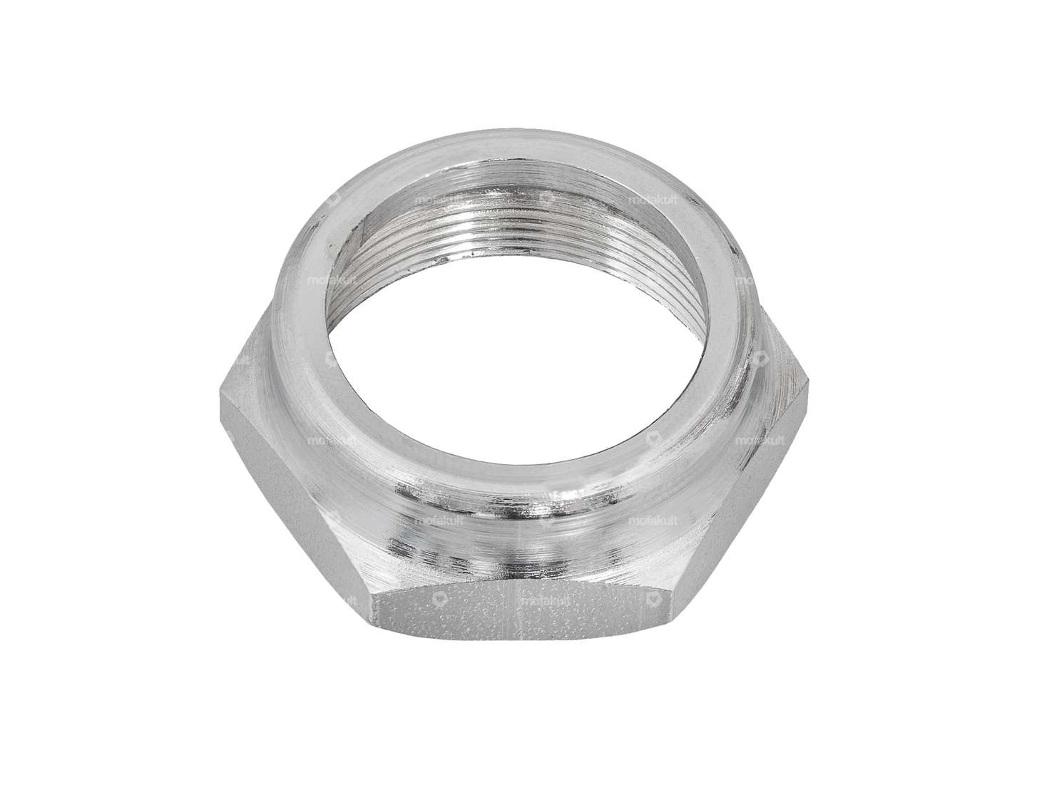 Steerer nut M26x1 open stem chrome | Tomos Carousel Image 1