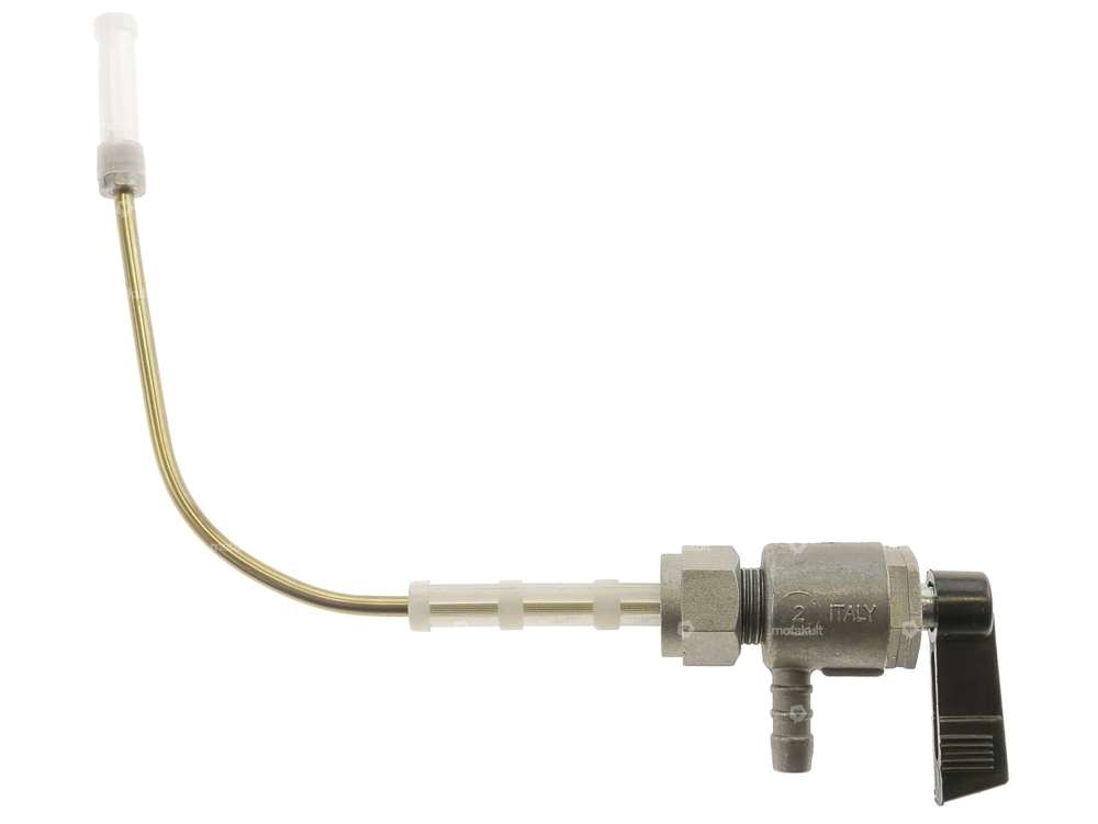 OMG fuel tap horizontal M12x1 (with union nut) bottom outgoing | Puch Maxi N, S Carousel Image 2