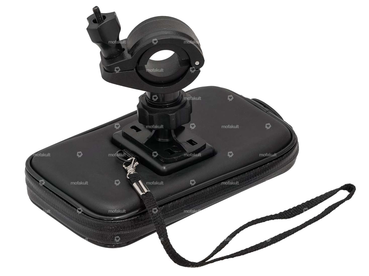 GPO cell phone holder up to 6.3" (waterproof)e handlebar mount, 360° rotatable Carousel Image 2