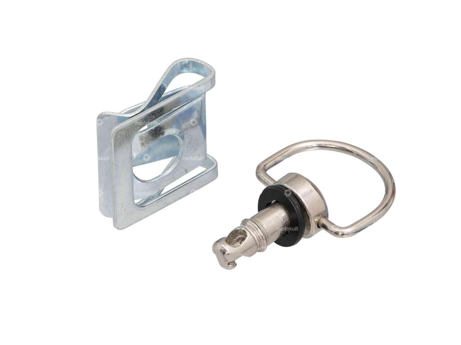 Quick-release bracket silver Carousel Image 1