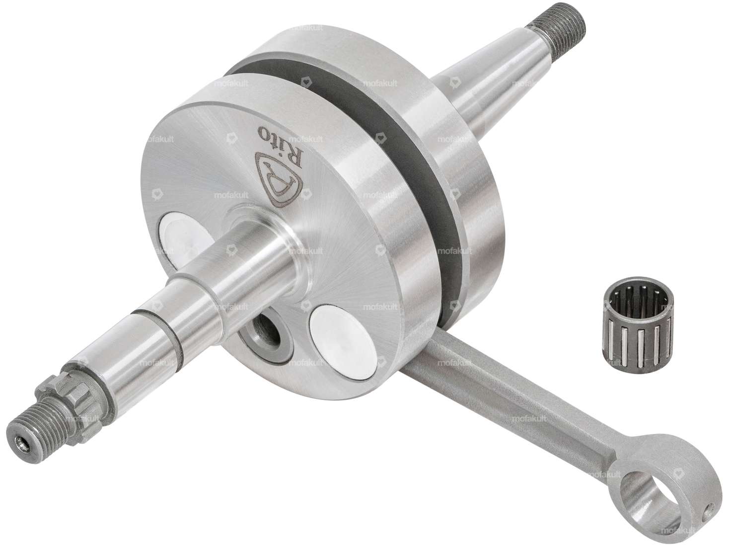 Rito crankshaft full cheeks (KoBo 12 mm) | Puch 3 & 4-speed Carousel Image 1