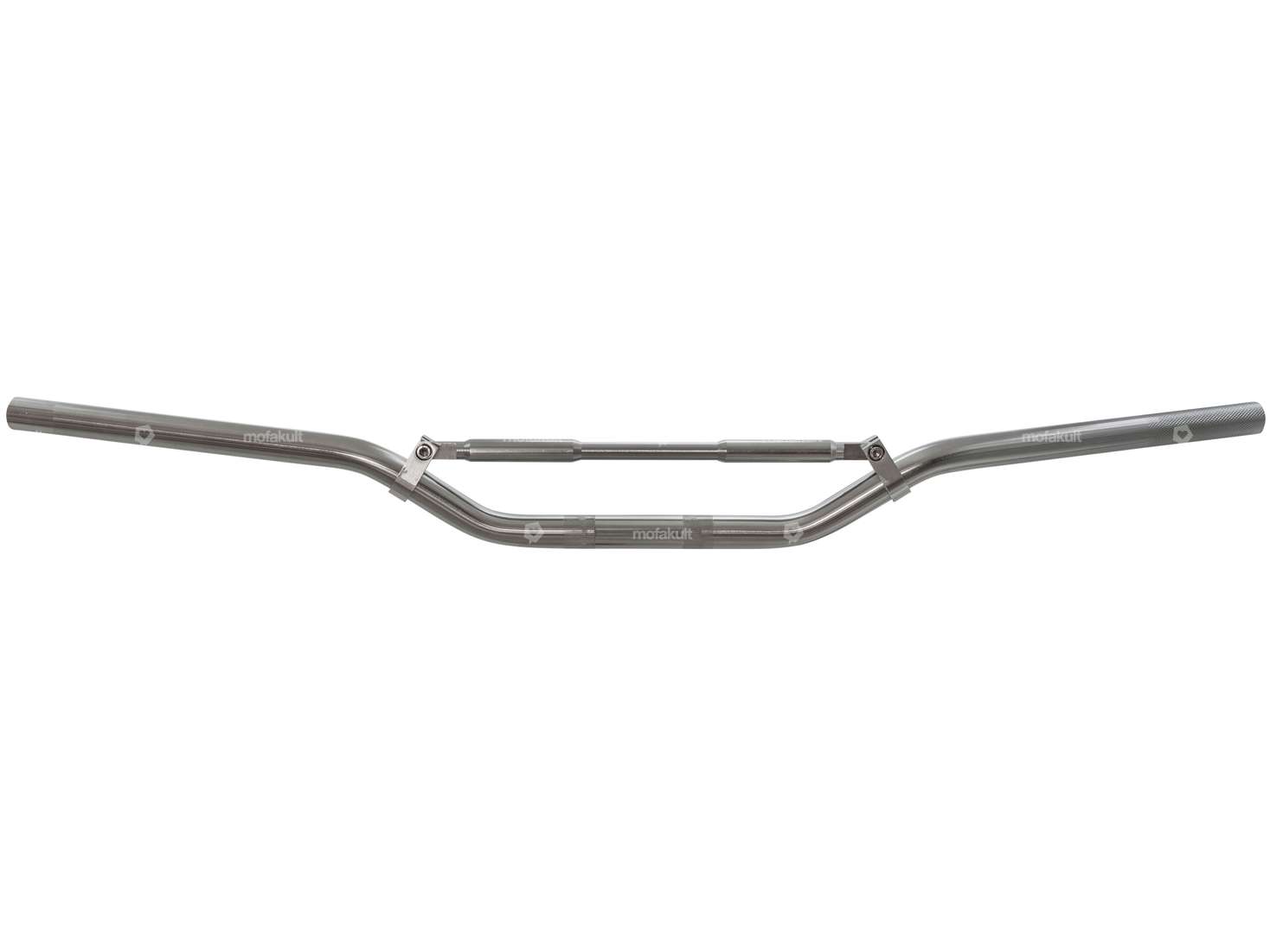 Racing handlebar fork plate 8 cm aluminum silver Carousel Image 1