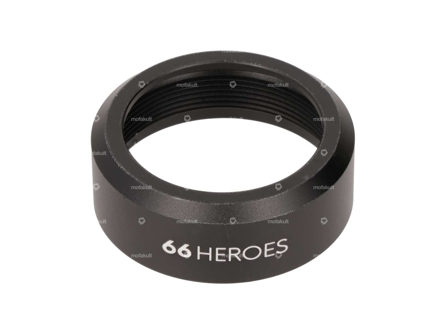 66HEROES freewheel cover CNC aluminum black matt Carousel Image 1