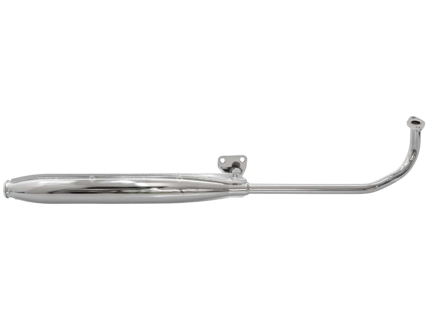 Exhaust 22 mm straight outlet chrome | Tomos Carousel Image 1