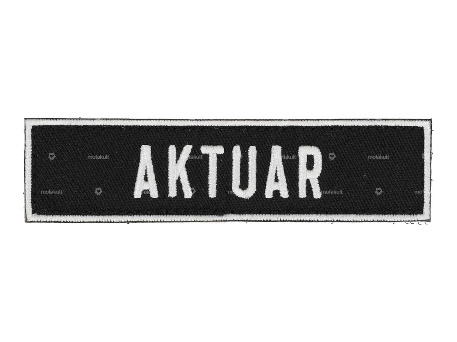 mk-Merch patch "AKTUAR" black Carousel Image 1