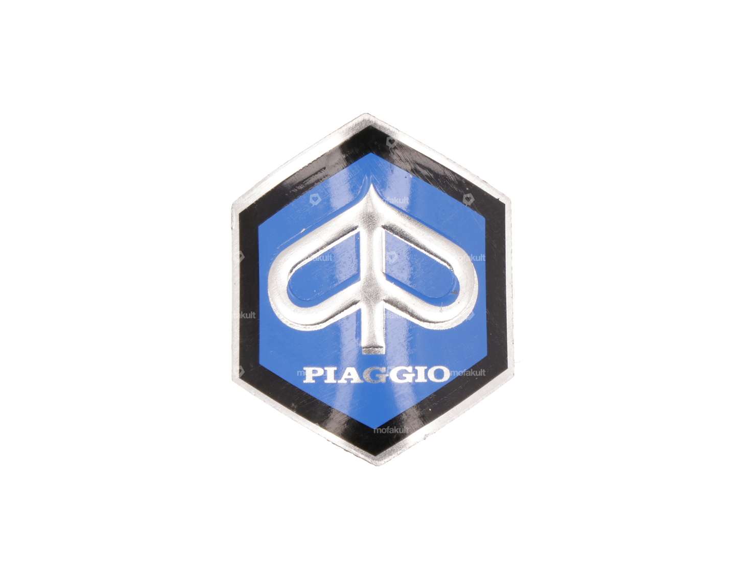Emblem "Piaggio" Ø 30 mm steering head NOS | Piaggio Ciao, Bravo, Boxer Carousel Image 1