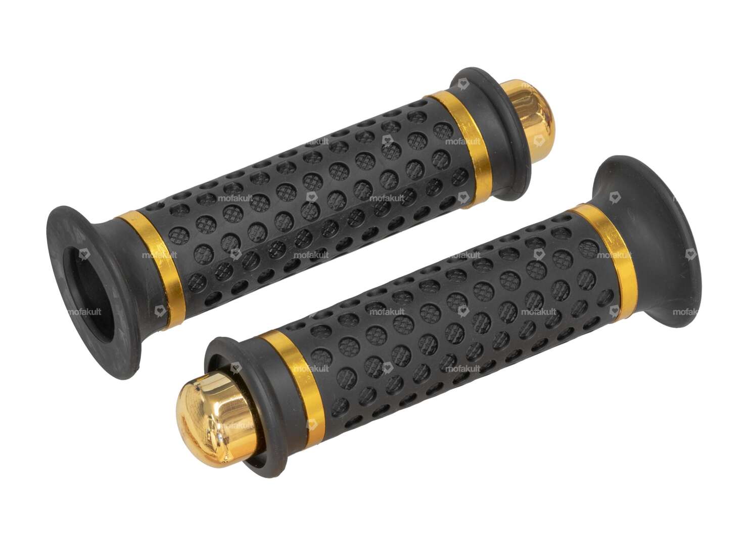 GPO handles rubber black / gold Carousel Image 1