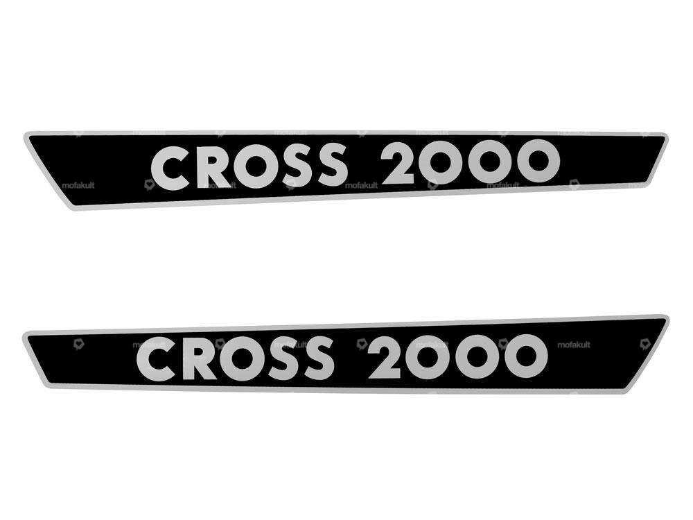 Sticker "CROSS 2000" side panel 340 x 35 mm | Alpa Carousel Image 1