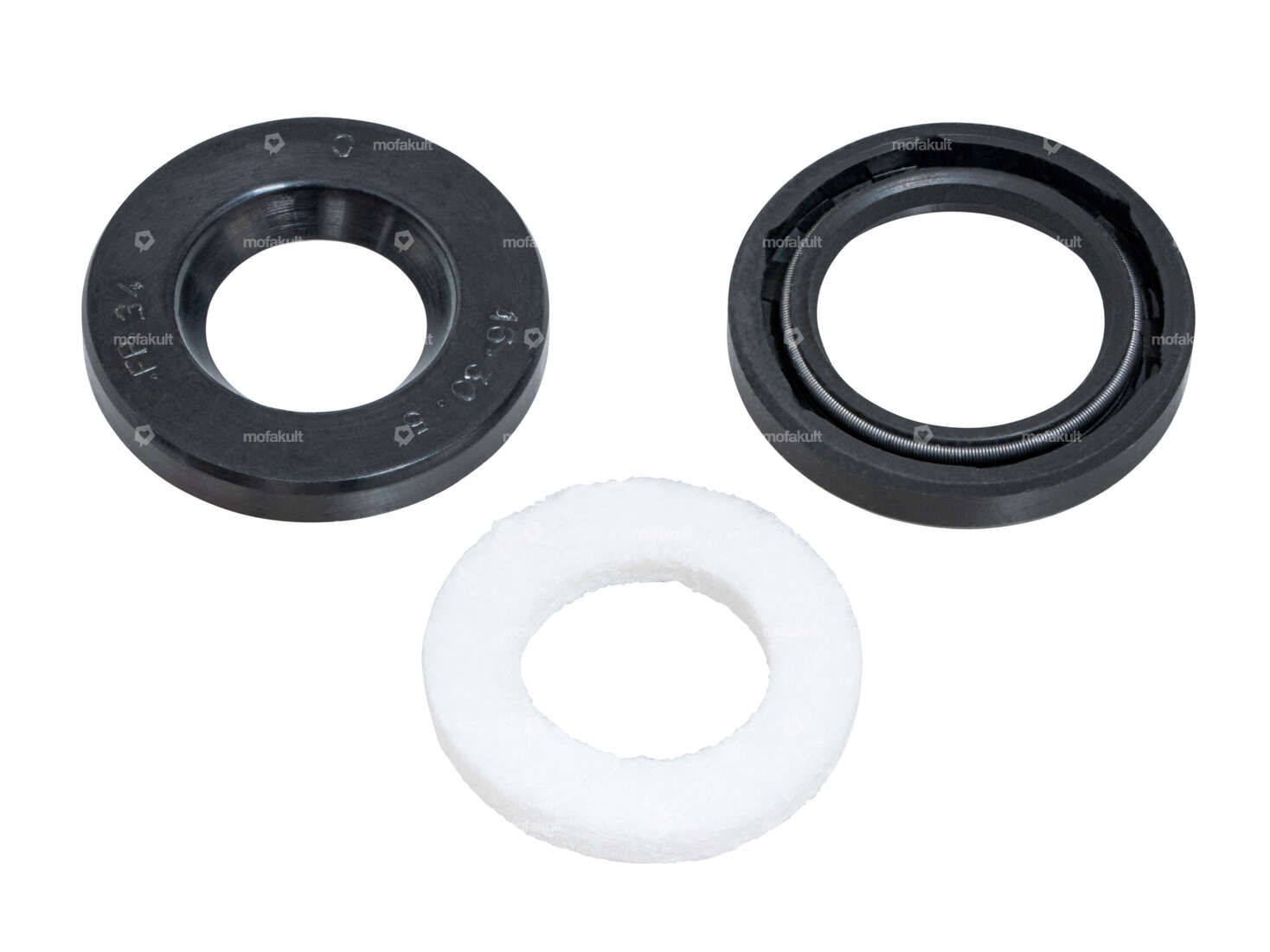 Polini oil seal 16/30/5, 20/30/5 engine housing | Peugeot 103, SPX50, 104, 105, GL 10 Carousel Image 1