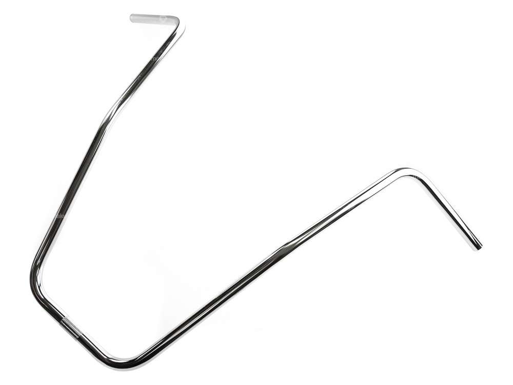 Handlebar fork plate 66 cm curved chrome Carousel Image 2