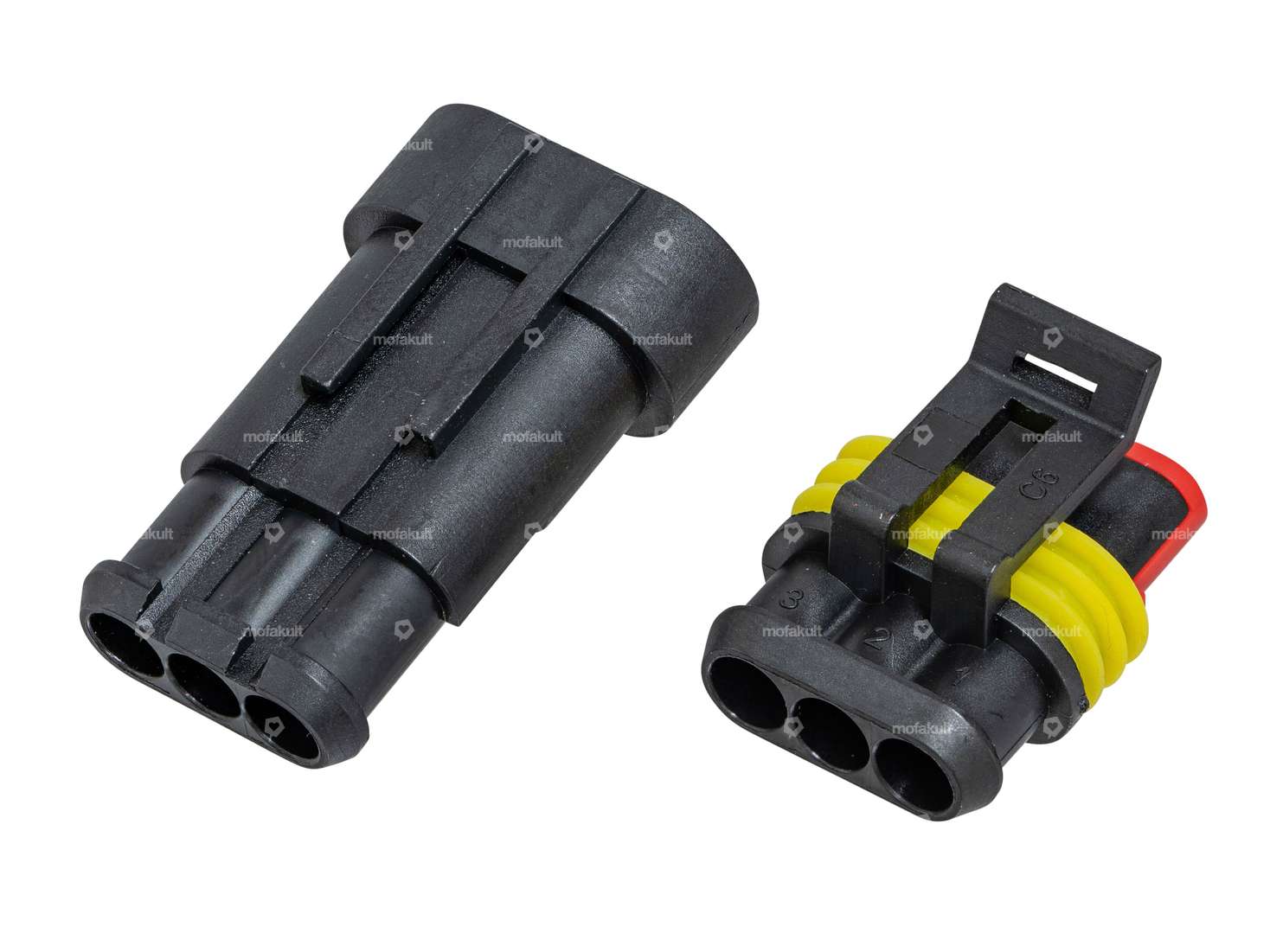 Superseal plug 3-pin waterproof Carousel Image 2