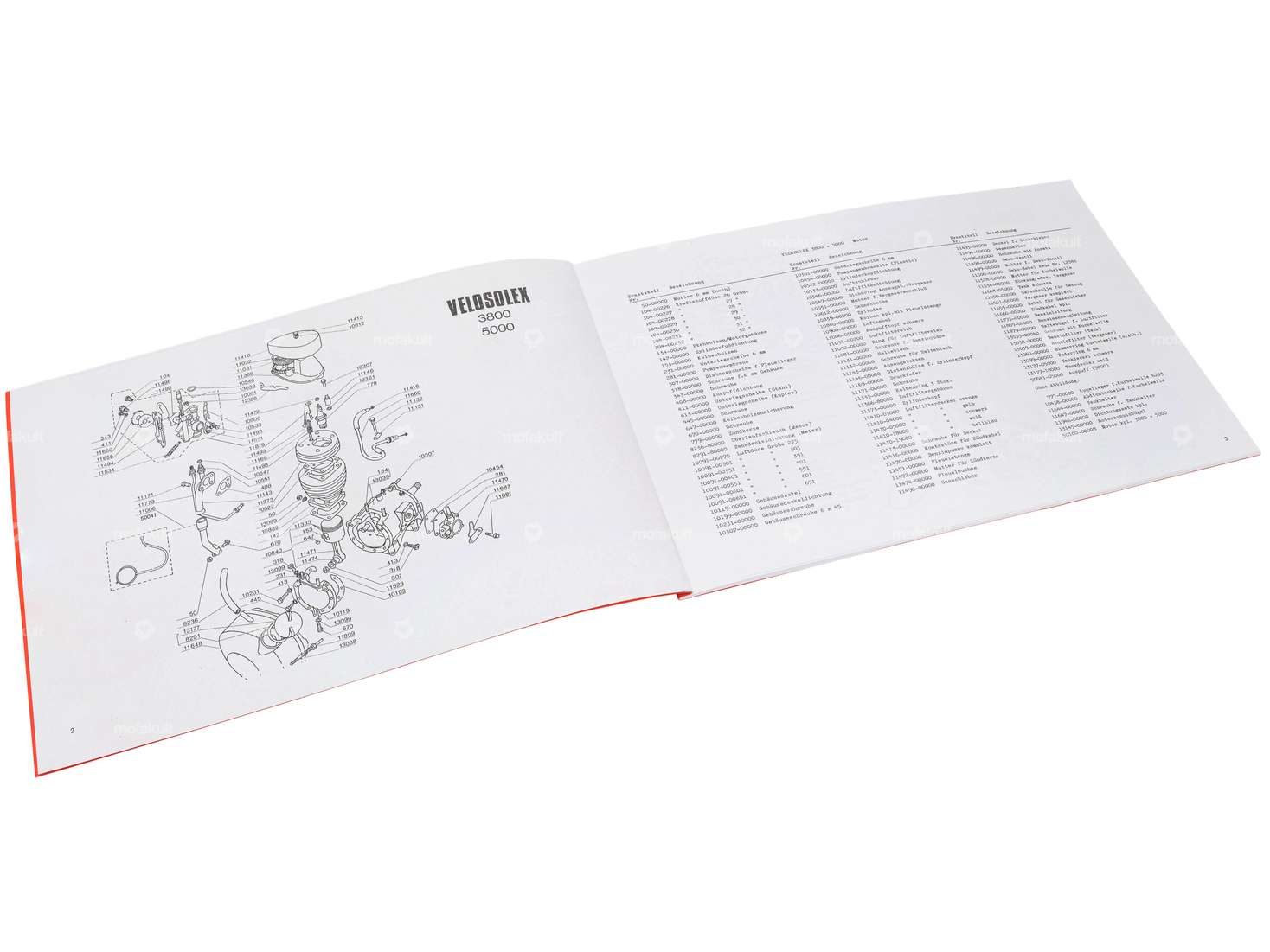 Spare parts catalog Velosolex / Solex 3800, 5000 Carousel Image 2