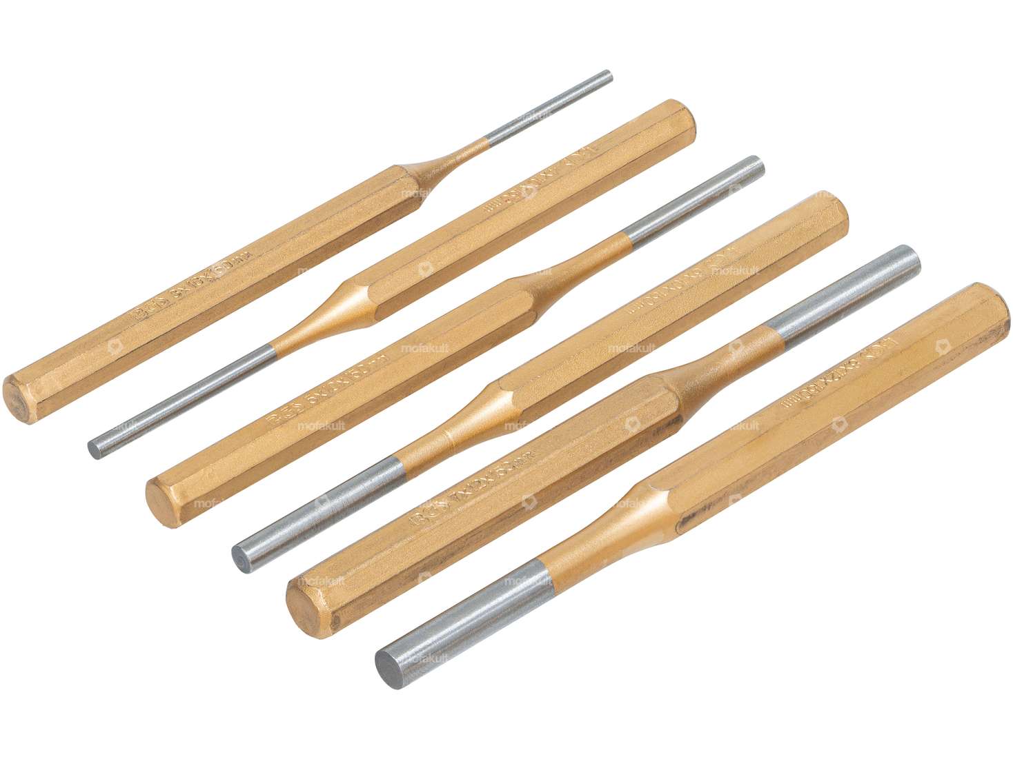 BGS pin punch set Ø 3-8 mm 6 pcs. Carousel Image 2