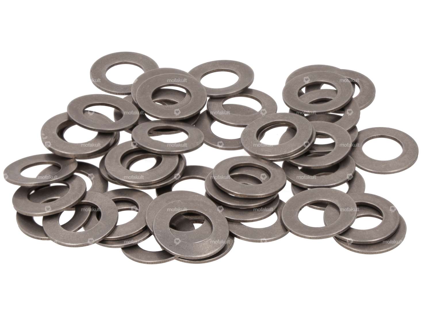 HRT disk spring set 0.8 mm clutch KTM SX50 Inox | Puch E50 Carousel Image 2