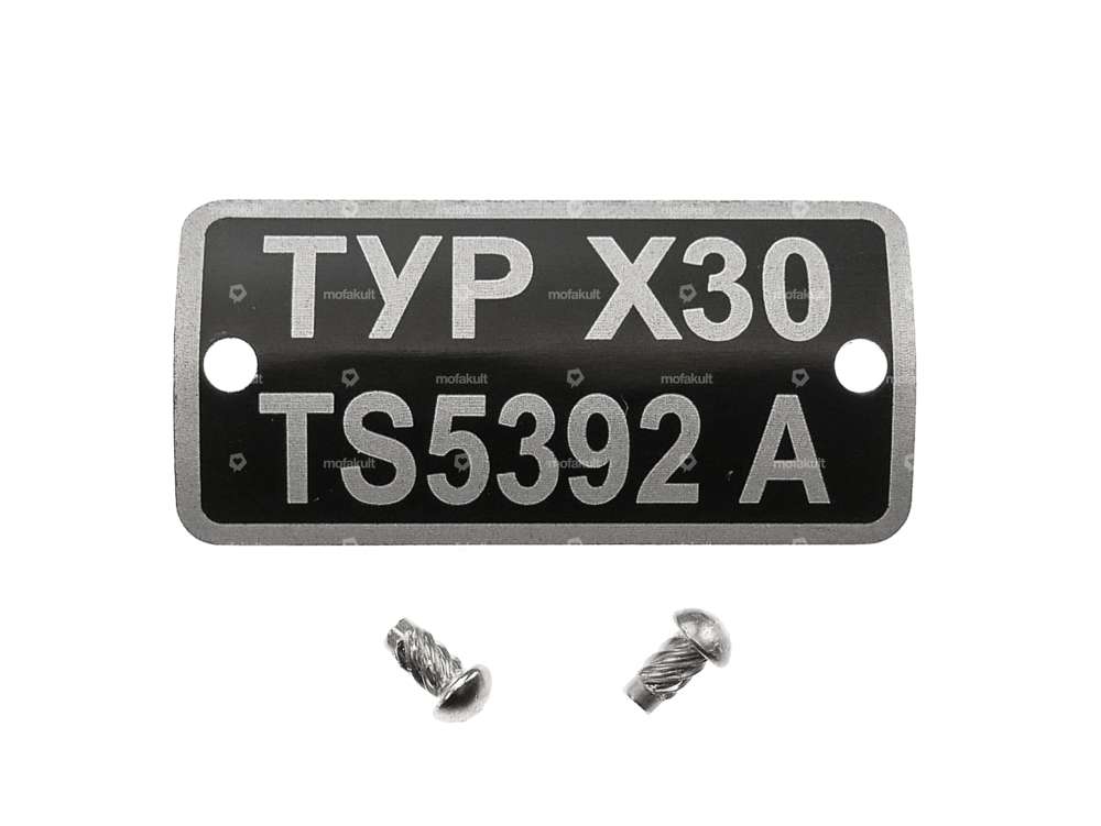 swiing® revival type plate TYPE X30 TS5392 A | Puch Velux Carousel Image 1