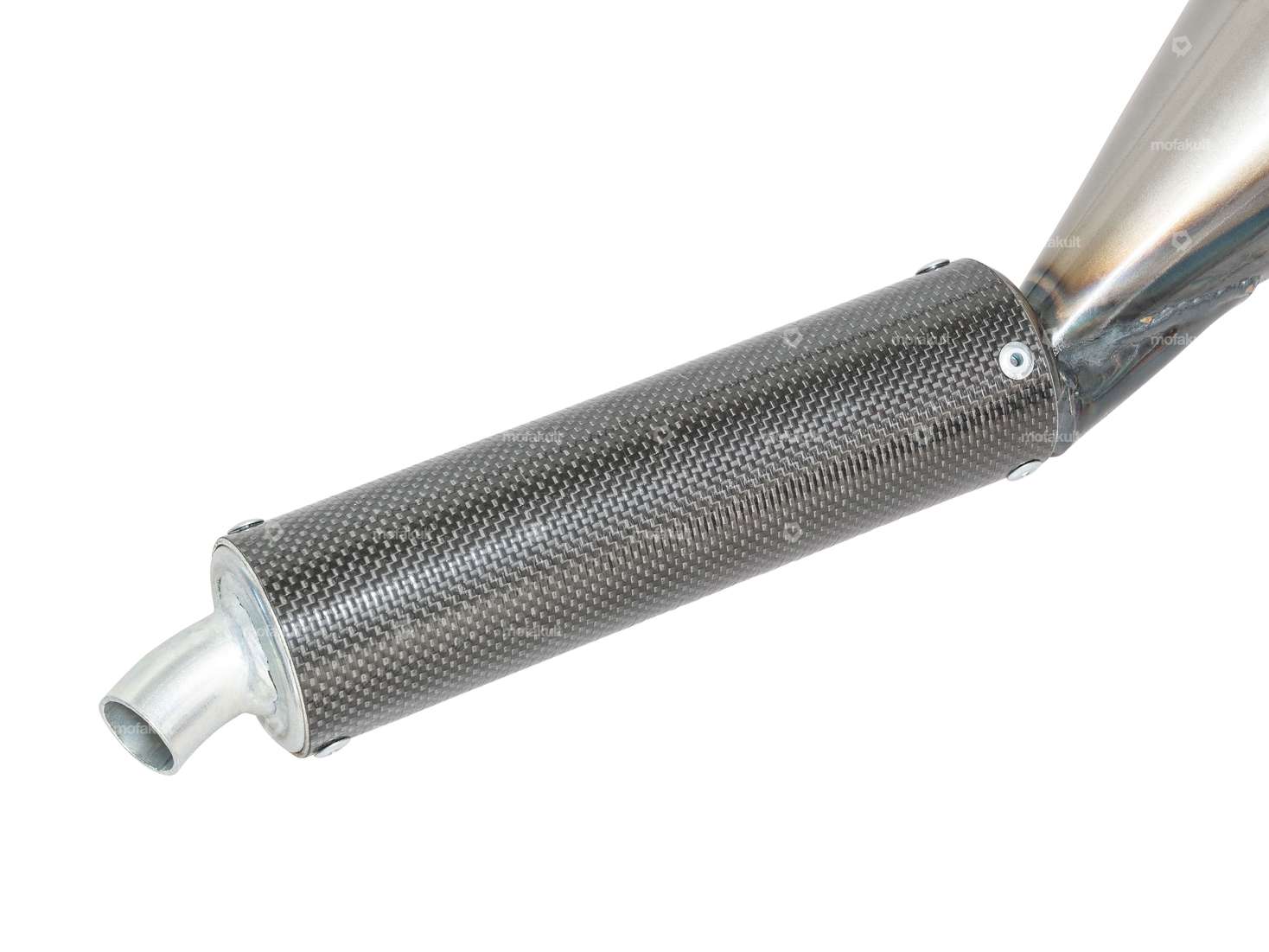 Simonini exhaust Thunder Carbon | Piaggio Ciao, Bravo Carousel Image 3