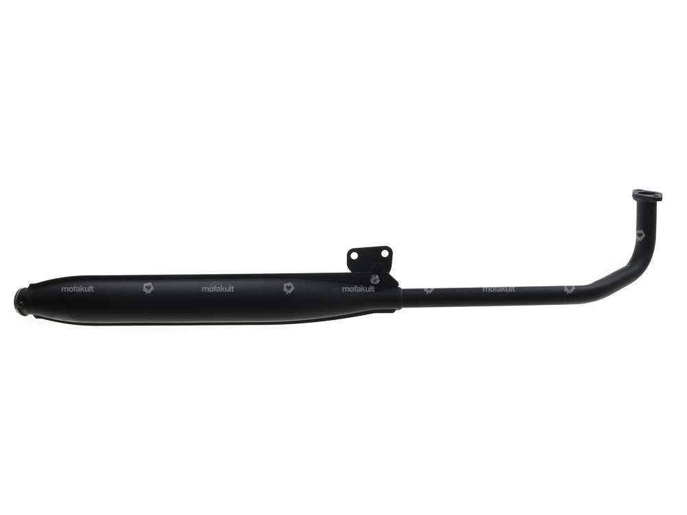 Exhaust 25 mm straight outlet black | Tomos Carousel Image 1