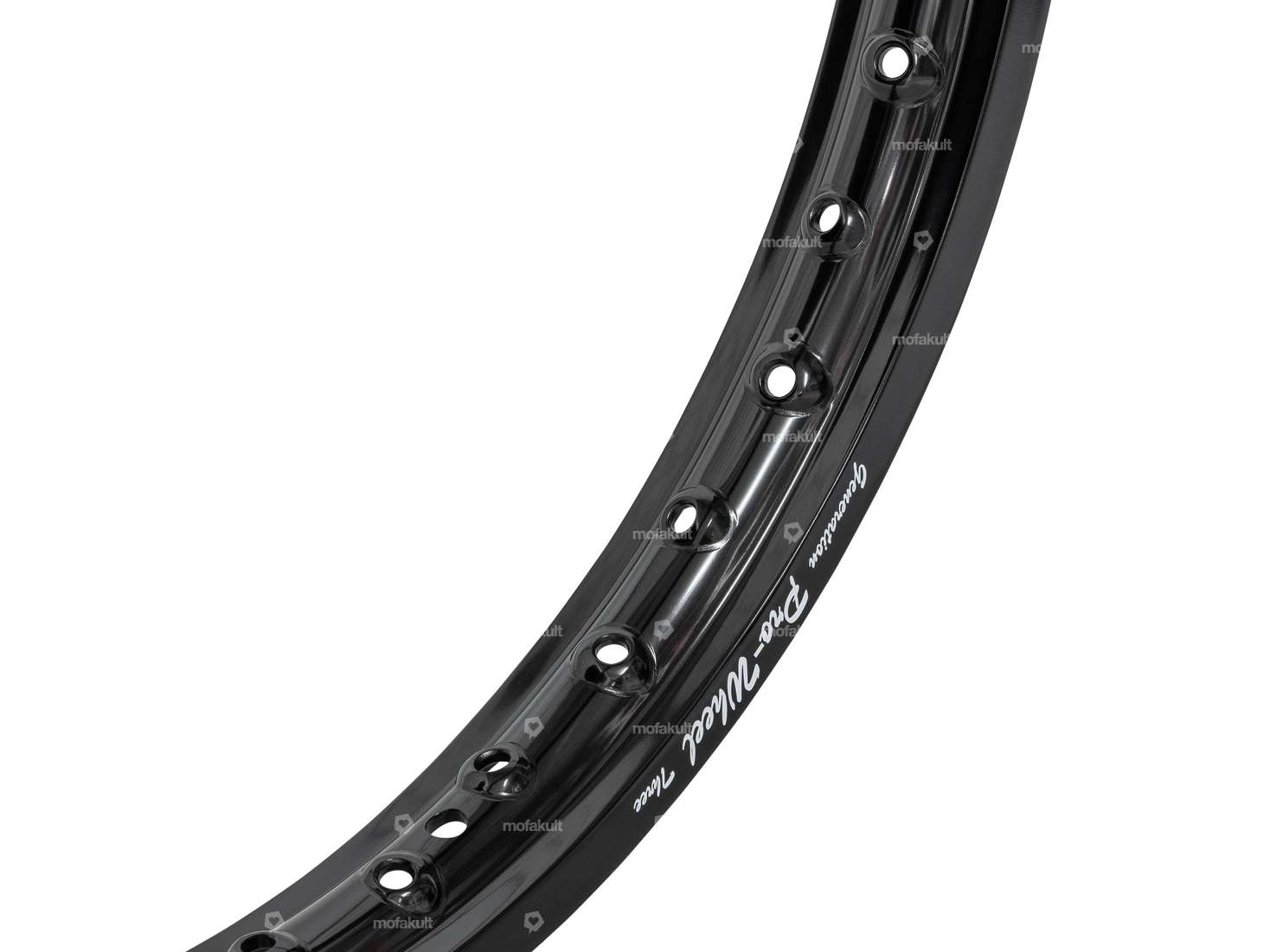 Rim ring 1.40 x 17" (49 mm) aluminum black anodized Carousel Image 2