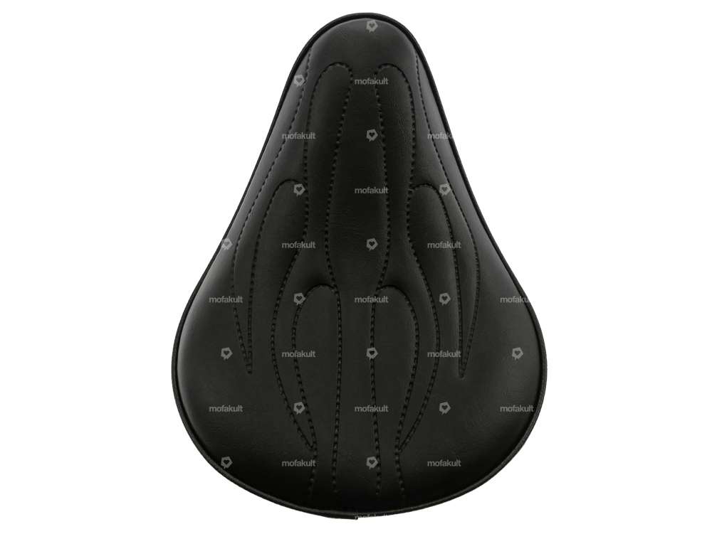 Saddle "Tuck & Roll" Flame black Carousel Image 3
