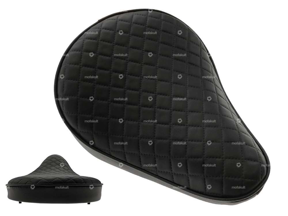 Saddle "Tuck & Roll" Chess black Carousel Image 1