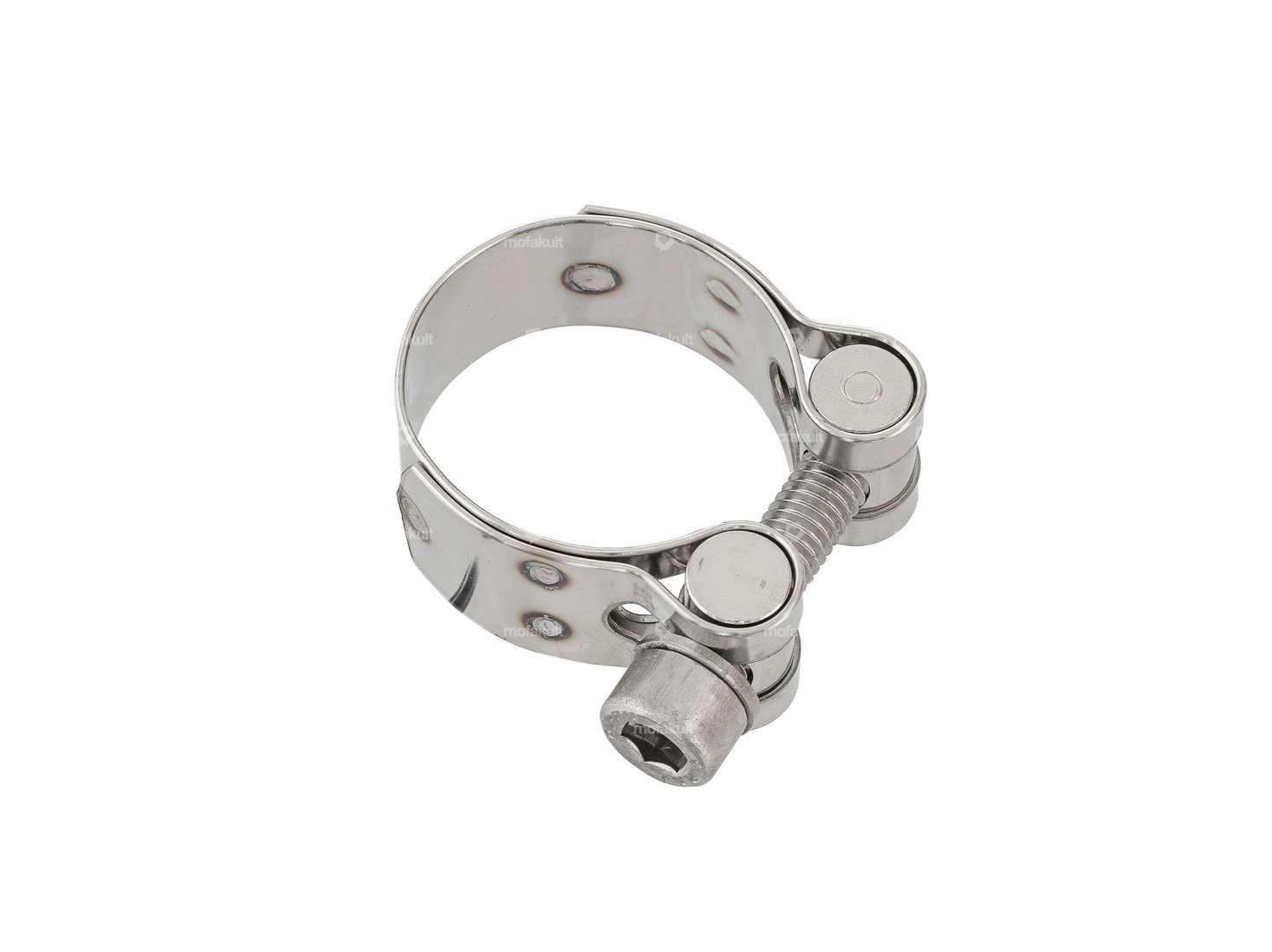 Solid screw clamp 27 - 28 mm Inox Carousel Image 1